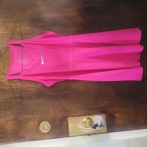 Nike hot pink tennis dress